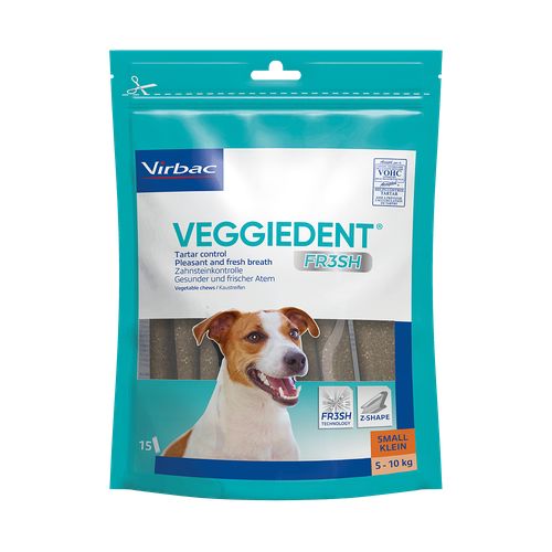 Veggiedent chiens S (5-10 kg) 15 pièces - MyStetho Veterinary